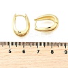 U-Shaped Brass Hoop Earrings EJEW-Z121-04G-5