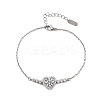 925 Sterling Silver Link Bracelets BJEW-D346-05C-P-2