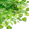 320Pcs 8 Style Transparent Acrylic Pendants TACR-TA0001-18-4