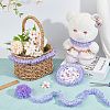1Pc Double Layer Pleated Lace Ribbon OCOR-BC0007-97C-4