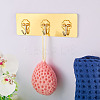 Self-adhesive Acrylic Wall Hook Hangers AJEW-TADJ0001-09A-03-4