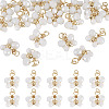 20Pcs Glass Pendants PALLOY-TAC0214-2