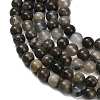 Natural Volcanic Agate Beads Strands G-G305-A01-6mm-4