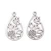Buddhist 304 Stainless Steel Pendants STAS-E521-06A-P-1