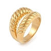 Ion Plating(IP) 304 Stainless Steel Finger Rings RJEW-D083-12G-02-1