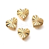 Brass Textured Beads KK-Z092-01D-G-1