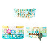 15Pcs Polymer Clay Heishi Beads Stretch Bracelets Sets BJEW-TA00679-2