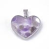 Natural Amethyst Pendants STAS-T043-01H-1