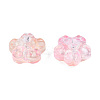 Transparent Spray Painted Glass Beads GLAA-N035-029-G03-3