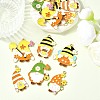 12Pcs 6 Styles Bees Theme Alloy Enamel Pandants FIND-FP0002-92-5