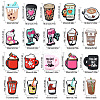 20Pcs 20 Styles Food Grade Silicone Focal Beads SIL-CJ0001-48-2