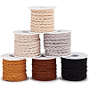 30M 6 Colors 3-ply Braided Faux Suede Cord LW-PH0002-34-1
