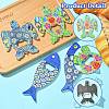 4Pcs 4 Styles Melamine Bottle Opener Fridge Magnet AJEW-CJ0001-54-3