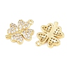 Brass Micro Pave Cubic Zirconia Pendants KK-C162-100G-2