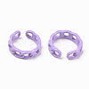 Spray Painted Alloy Cuff Rings LS-X-RJEW-T011-29C-RS-2