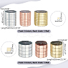 6 Sheets 6 Styles Self Adhesive Glass Cabochons MOSA-GA0001-02-2