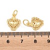 Brass Charms KK-H292-57A-G-3