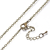 Glass Pendant Necklace NJEW-D281-B-03AB-3