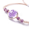 Handmade Dry Pressed Flower Link Bracelet for Girl Women LS-BJEW-C004-01J-2