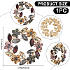 1Pc Alloy Rhinestone Lapel Pins JEWB-CP0001-44-2