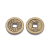 Tibetan Style Alloy Chinese Coin Pendants LS-PALLOY-WH0060-01D-NF-2