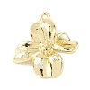Brass Micro Pave Clear Cubic Zirconia Pendants LS-KK-Z106-01G-01-1