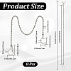 304 Stainless Steel Toilet Damper Chain FIND-CN0001-91A-2