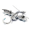 Dragon Alloy Rhinestone Brooches LS-JEWB-K018-14AS-03-2