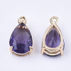 Transparent Glass Charms LS-X-GLAA-T007-11D-2