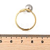 304 Stainless Steel Cuff Open Rings for Women RJEW-V014-02GP-3
