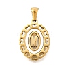 Golden 304 Stainless Steel Pendants STAS-K300-02G-M-1