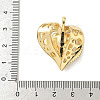 Brass Micro Pave Cubic Zirconia Pendants LS-KK-F905-14G-3