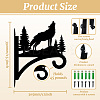 Iron Hanging Plant Hanger Bracket HJEW-WH0095-020-2
