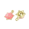 Alloy Enamel Pendants FIND-O003-08B-G-2