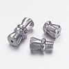 Brass Screw Clasps X-KK88-2