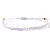 Adjustable Fibre Cord Braided Bracelets BJ0894-3-1