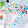 280Pcs 14 Colors Transparent Glass Beads Strands GLAA-TA0012-34-6