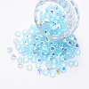 Transparent Resin Rhinestone Cabochons MRMJ-T047-13E-1