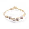 (Jewelry Parties Factory Sale)Eco-Friendly Korean Waxed Polyester Cord Bracelets BJEW-JB04596-02-1
