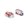 2-Hole Opaque Glass Seed Beads SEED-N004-002-A04-4