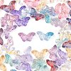 80Pcs 10 Style AB Color Plated & Spray Painted & Transparent Glass Beads GLAA-FS0001-16-4