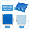 4Pcs Microfiber Silver Jewelry Storage Zipper Bags ABAG-BBC0001-33A-2