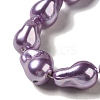 Electroplated Shell Pearl Beads Strands BSHE-M035-01A-02-3