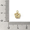 Brass Micro Pave Cubic Zirconia Pendants KK-K371-03G-3