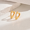 Classic Fashionable Brass Hoop Earrings for Women PJ2124-2-1