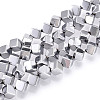 Electroplated Synthetic Non-magnetic Hematite Beads Strands G-T139-62A-1