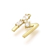 Brass Micro Pave Cubic Zirconia Pendants LS-KK-M310-01G-13-2