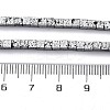Electroplated Natural Lava Rock Beads Strands G-A256-B01-02E-4