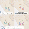 PVD Vacuum Plating 201 Stainless Steel Filigree Pendants STAS-UN0012-50-4