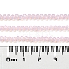 Baking Paint Transparent Glass Beads Strands DGLA-A034-J2mm-B04-5